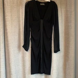 Nicole Miller Shear sleeve dress